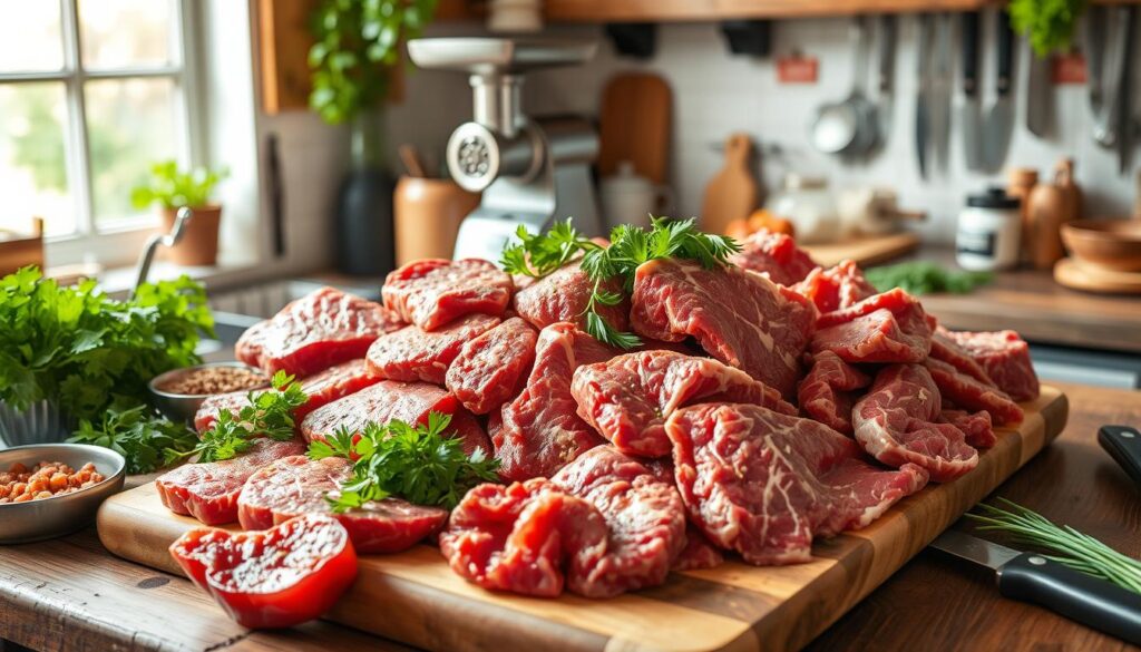 Preparing Bulk Beef for Cooking